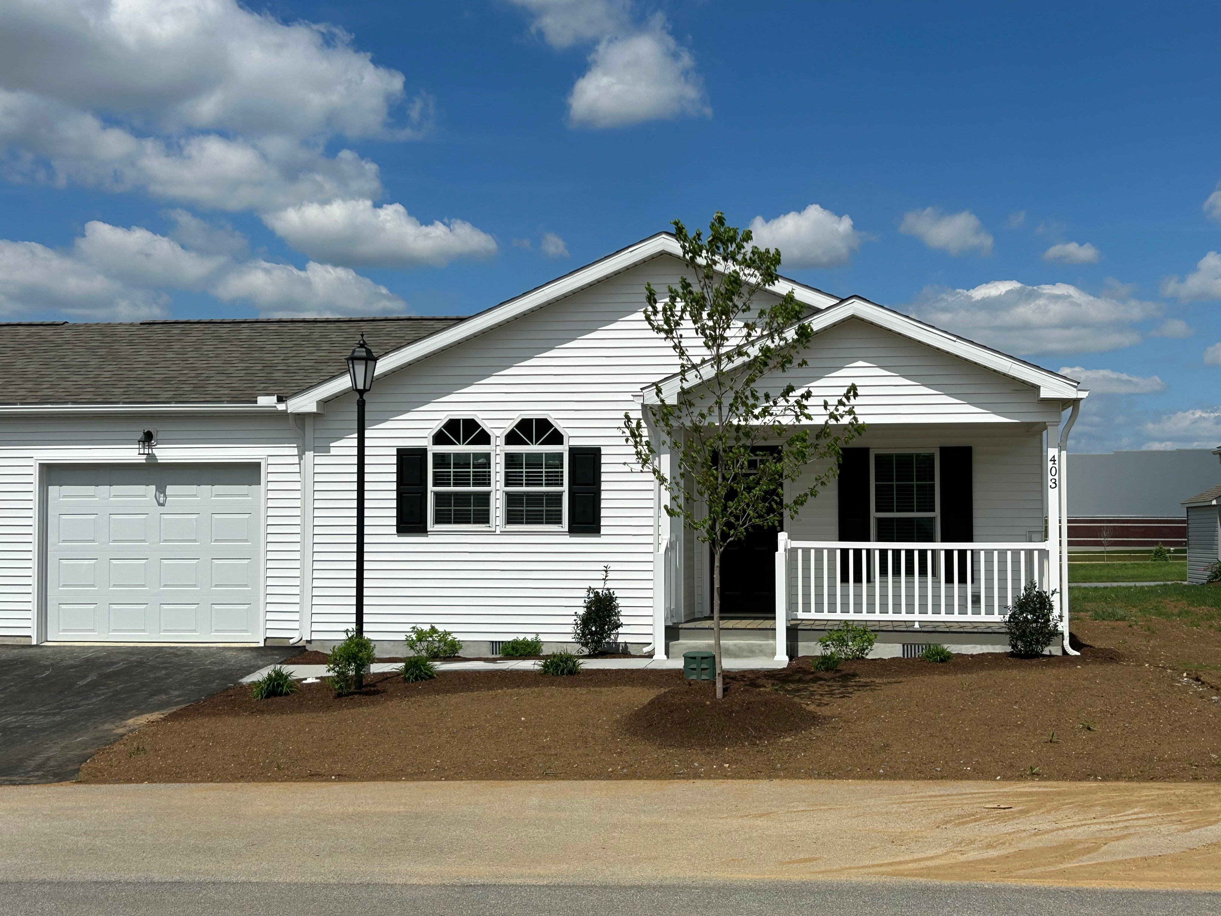 2025 Lititz Home, 3BR/2BTH with front porch and 1 car garage - $276,362, OFFERING 6 MONTHS LOT RENT INCENTIVE!